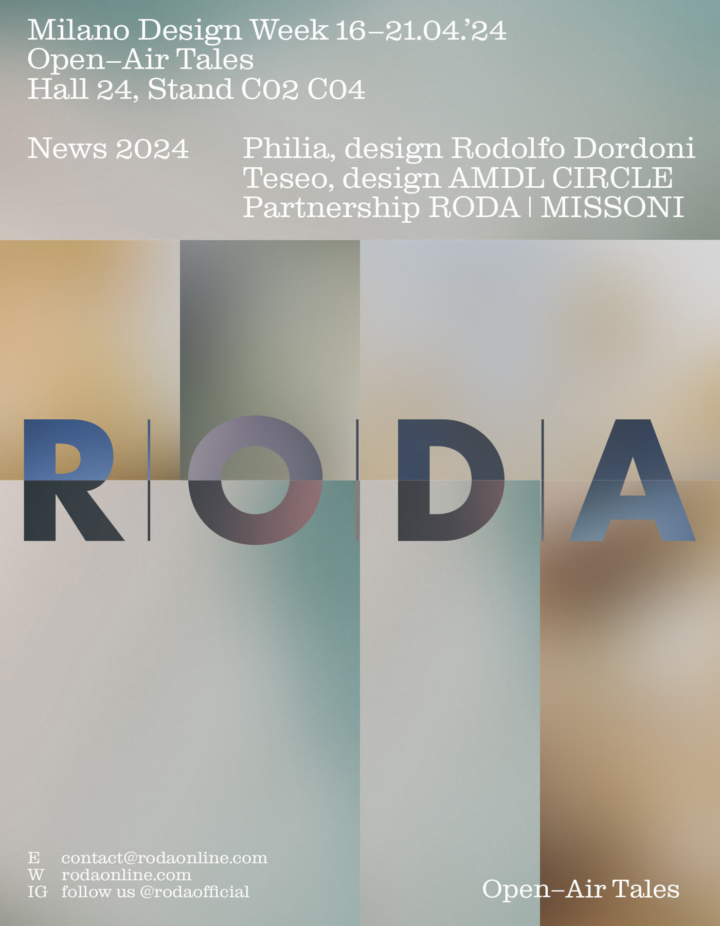 RODA's novelties at Salone del Mobile 2024 - Roda