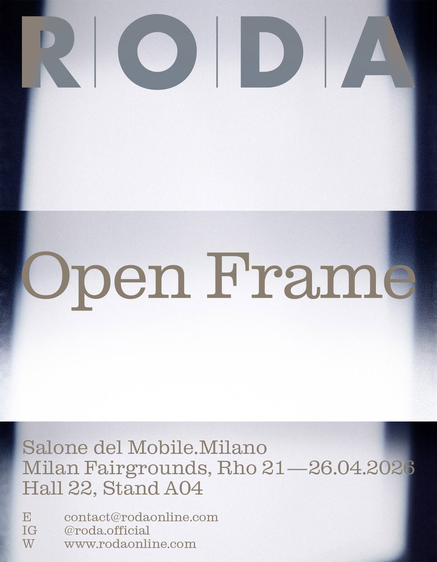 Open Frame: RODA at the Salone del Mobile 2026 - Roda
